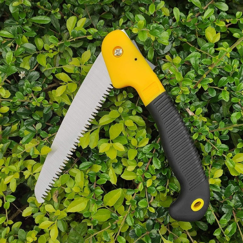 Homy منشار هومي القابل للطي بشفرة 8 بوصة منشار يدوي لتقليم الأشجار مع قفل أمان للتخييم والبستنة وقطع الخشب وتصميم قابل للطي منشار جيب يعمل بالطاقة اليدوية - Image 5