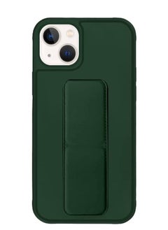 Zolo Finger Grip Holder and standing cover with Car Magnetic Multi-function Shockproof Protective Case Cover For iphone 13 Green  - Image 2