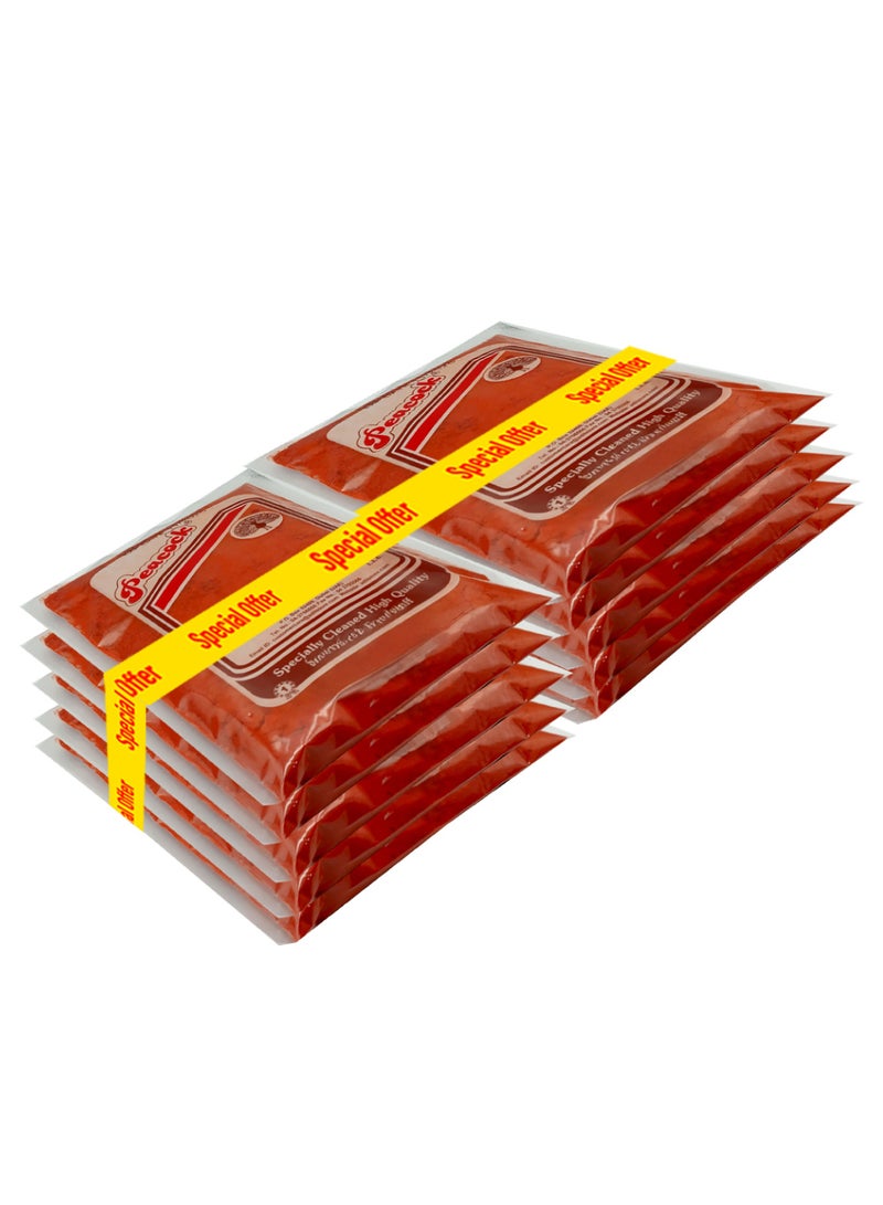 Peacock Medium Hot Chilly Powder - 10 Bundle Pack - Image 1
