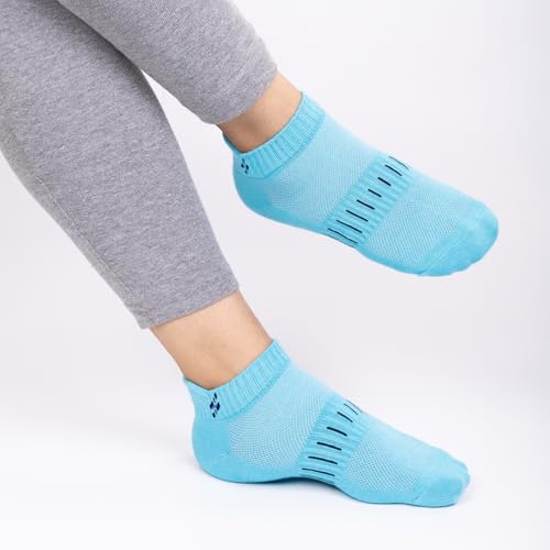Supersox Bamboo Ankle Length Socks for Woman | 4 Times Softer than Cotton | Sustainable Fabric | Anti-Odour Socks for Sports, Gym & Daily Wear | Sky Blue, Pink, Purple | Pack of 3 - Image 5