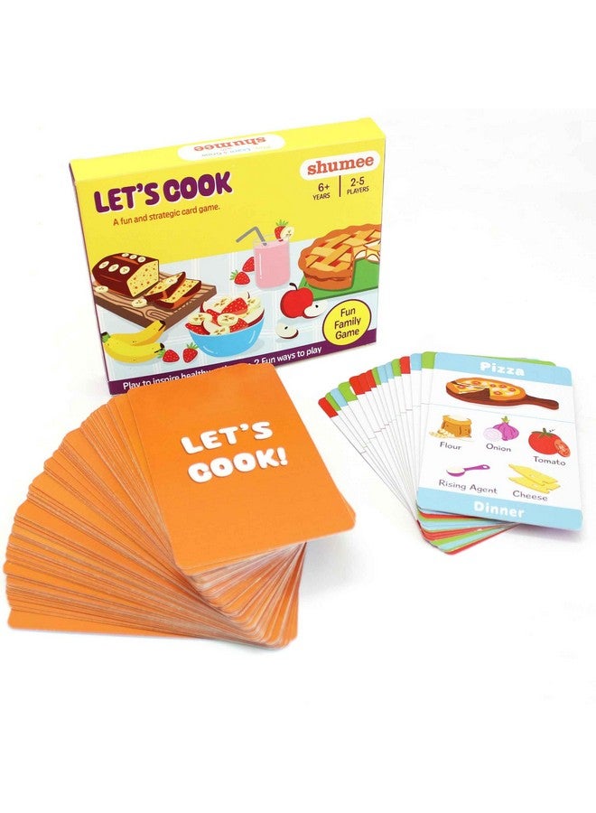 Shumee Let'S Cook: Strategy Game - 92 Cards & Recipe Fun (6 Years+) | Multicolor | Eco Friendly & Safe | Easy To Carry | Made In India | Travel Friendly - Image 1