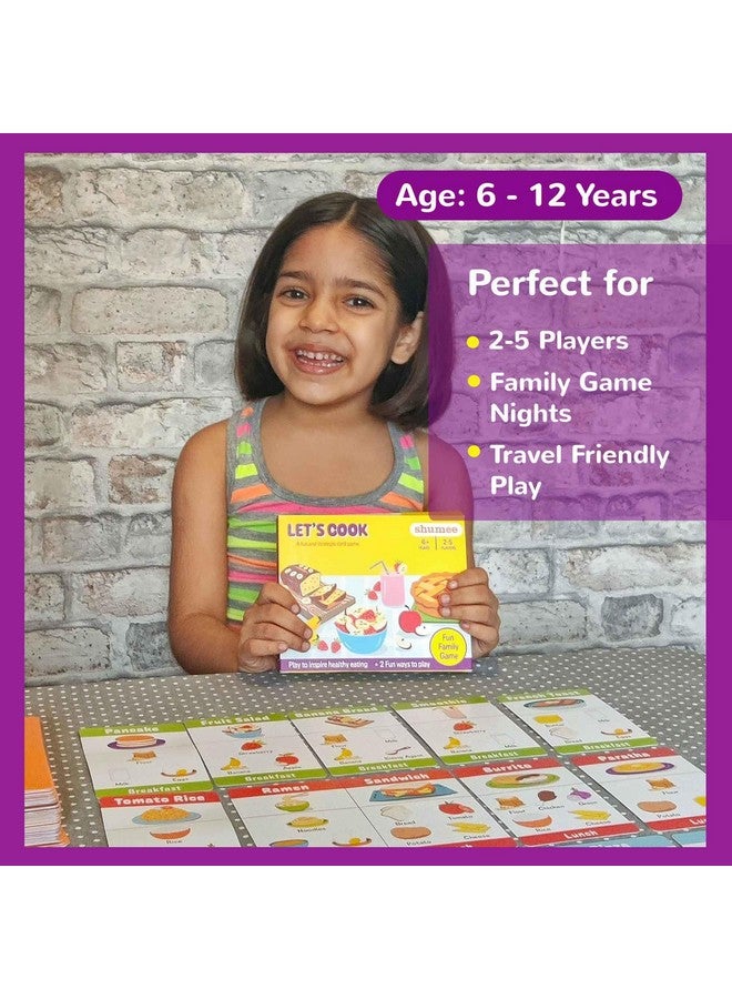Shumee Let'S Cook: Strategy Game - 92 Cards & Recipe Fun (6 Years+) | Multicolor | Eco Friendly & Safe | Easy To Carry | Made In India | Travel Friendly - Image 2