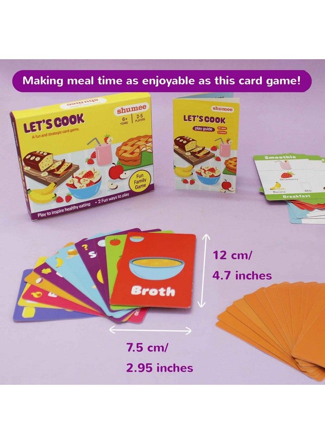Shumee Let'S Cook: Strategy Game - 92 Cards & Recipe Fun (6 Years+) | Multicolor | Eco Friendly & Safe | Easy To Carry | Made In India | Travel Friendly - Image 3