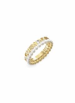 White Beads Ring