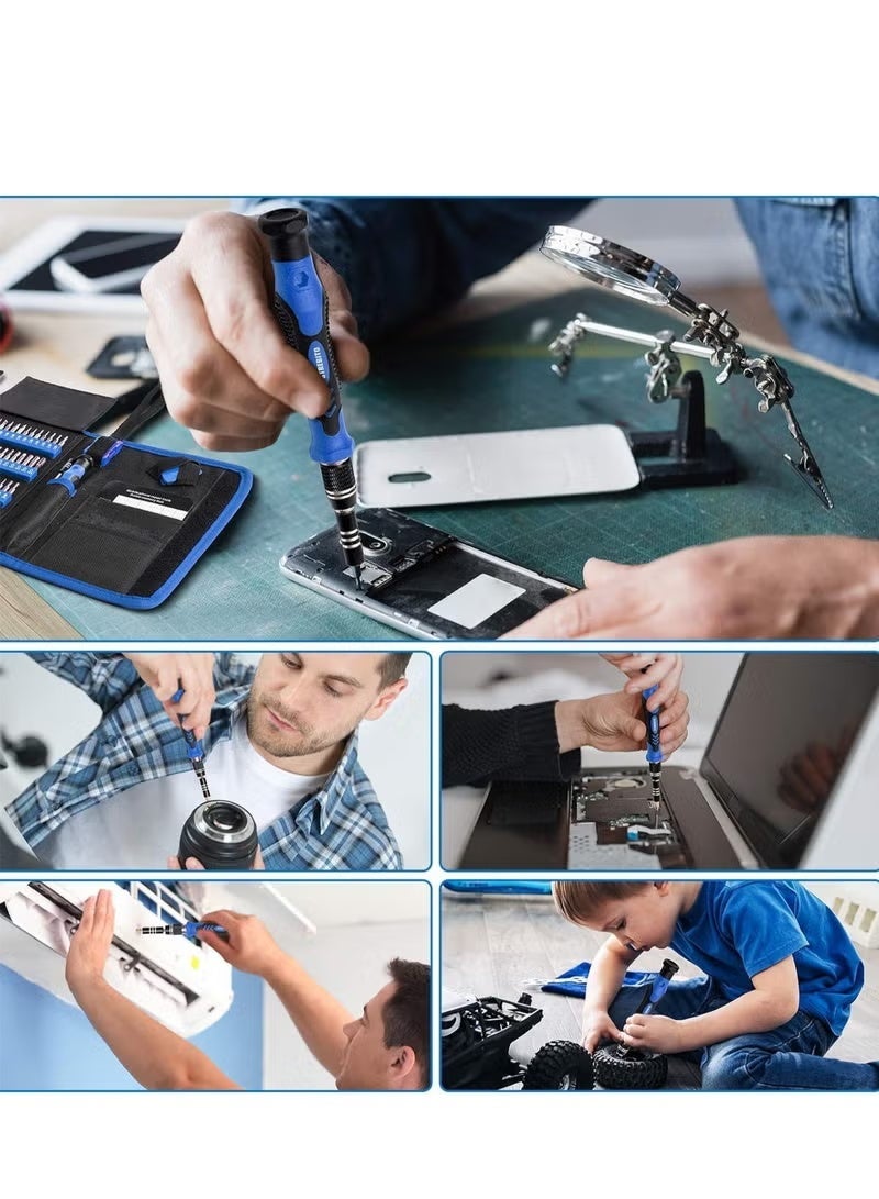 Precision Screwdriver Sets 142-Piece Electronics Precision Screwdriver with 120 Bits Magnetic Repair Tool Kit for iPhone, MacBook, Computer, Laptop, PC, Tablet, PS4, Xbox, Nintendo, Game Console - Image 4