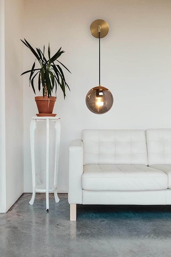 kinis Metal Wall Lamp In Hanging Style Wall Sconces Bedside Wall Lamp Wall Light With Classy Head Black Shade For Living Room Bulb Not Included - Image 5