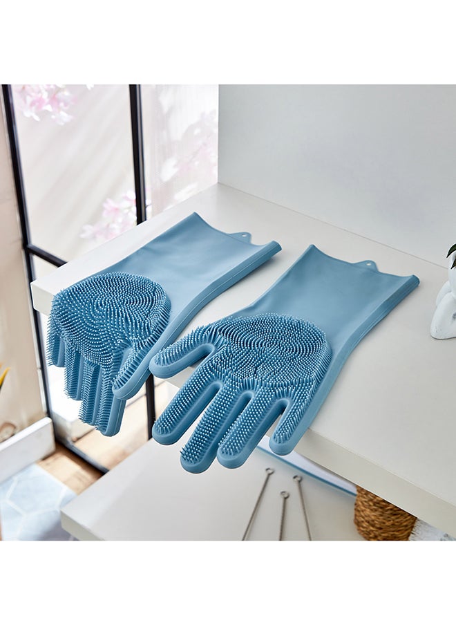 Home Box Alina 2-Piece Gloves with Hand Scrubber Set 15 x 31 x 1 cm  - Image 1