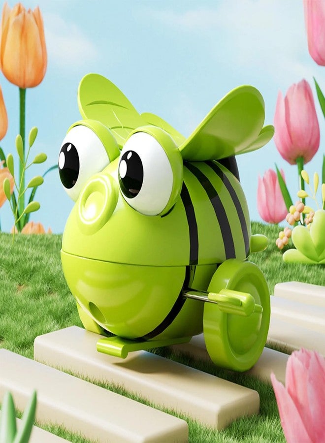 UTPATI Children's Wind-Up Tumbling Bee Early Interactive Educational Bee Baby Development Toy with Mechanical Rolling, Jumping, Crawling and Sitting Toy for Children - Image 1