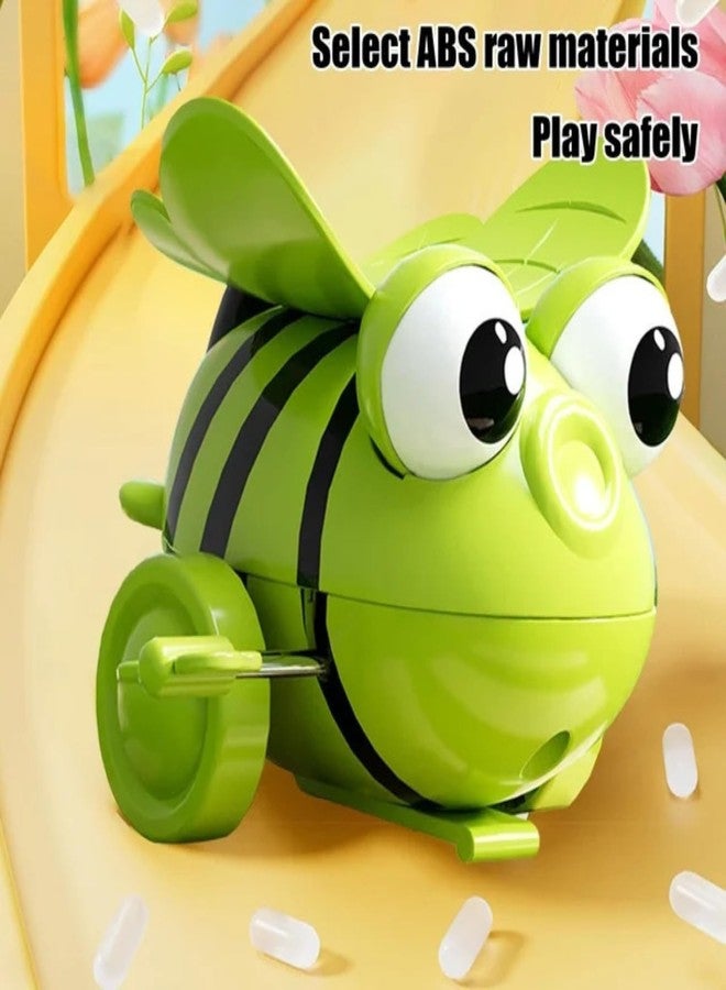 UTPATI Children's Wind-Up Tumbling Bee Early Interactive Educational Bee Baby Development Toy with Mechanical Rolling, Jumping, Crawling and Sitting Toy for Children - Image 4