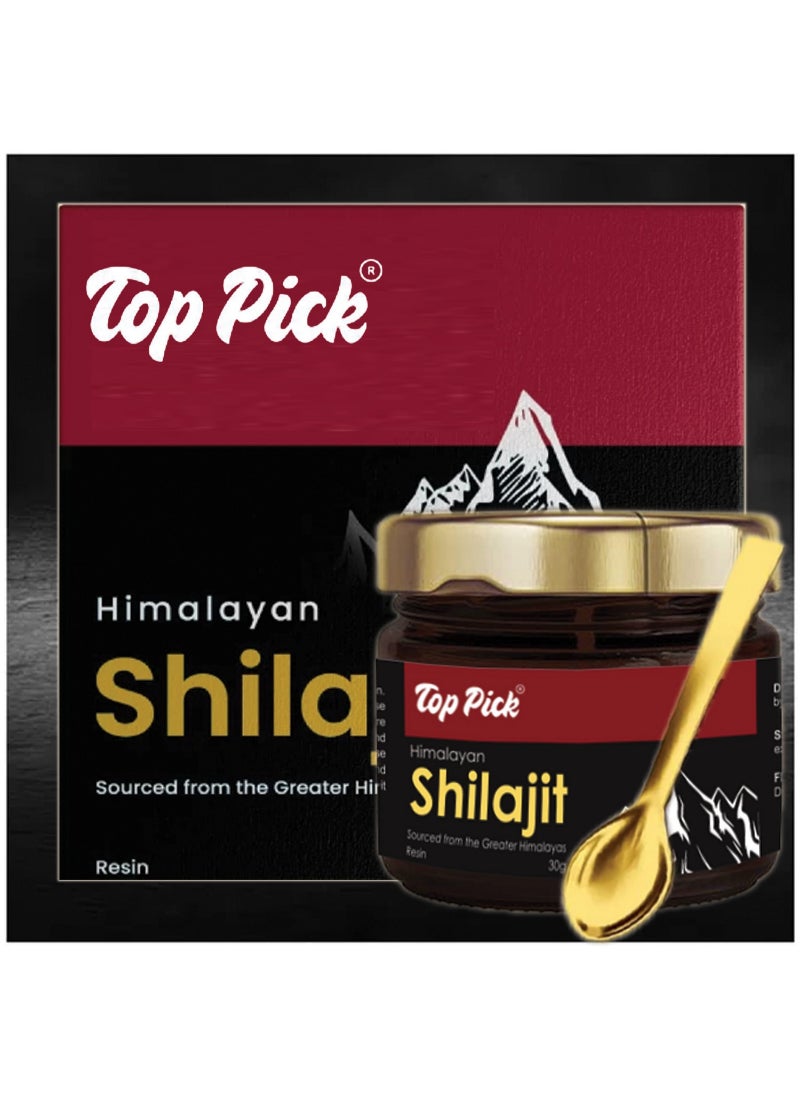 Top Pick Natural Himalayan Shilajit Resin 30g Enhance Vitality & Wellness 