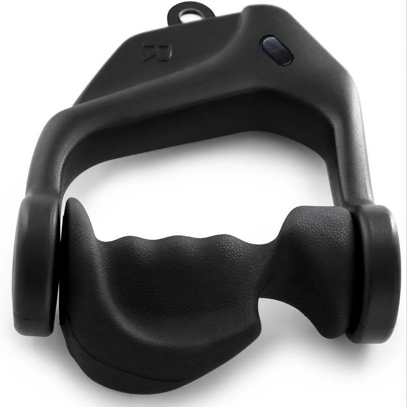 TPE Dual Headed Triceps Rod With Ergonomic D Handle Grip Bar LAT Pull Down Attachment For Gym Muscle Exercise And Strength Training 1 Pair - Image 2