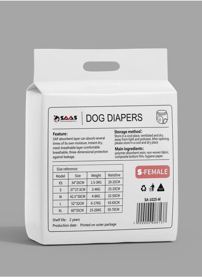 Female Dog Wrap, Disposable Diapers 10 Count Small - pzsku/Z8301DD4CDA09762C6413Z/45/1741116269/ae7a3647-7c38-4785-ae1e-8667194686eb