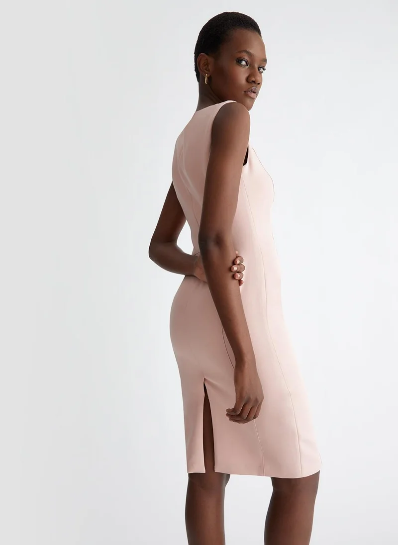 Liu Jo Pink dress with branded chain detail