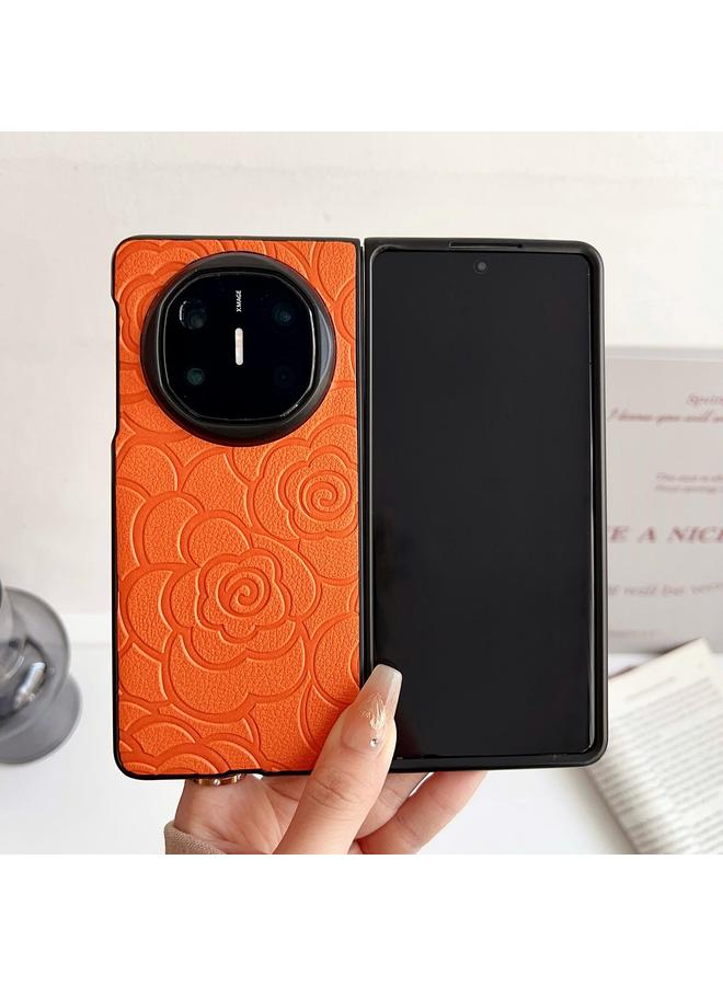 زبون جراب هاتف Huawei Mate X6 بتصميم نقشة الكاميليا وغطاء حماية للهاتف - Image 2