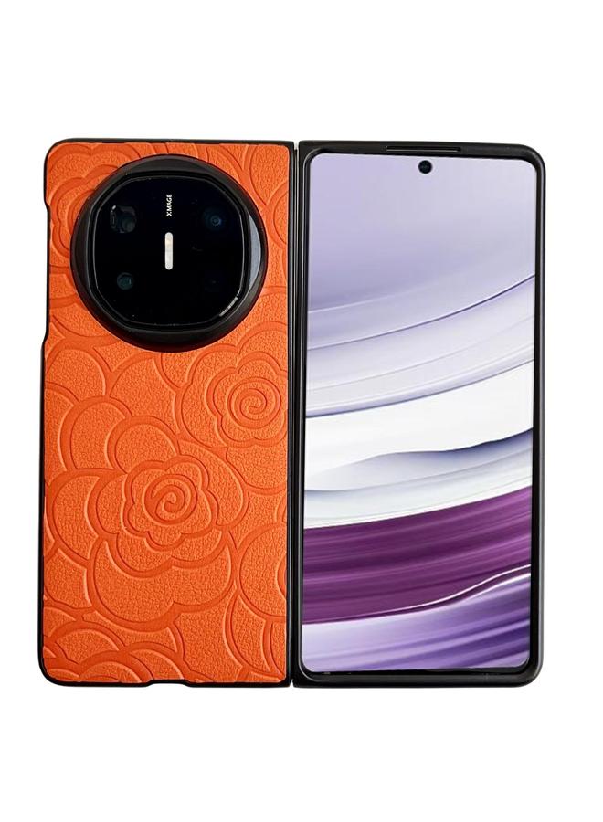 زبون جراب هاتف Huawei Mate X6 بتصميم نقشة الكاميليا وغطاء حماية للهاتف - Image 1