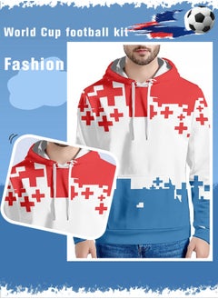 Generic Cheering Clothes Hoodie for Fans of the National Football Team Men Women Couples Soft and Breathable Sweatshirts Pullover Shirt Hooded Sweater  - Image 2