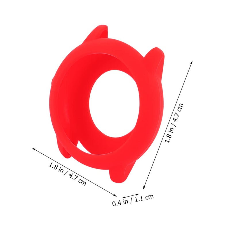 Red Silicone Protective Case Cover for Ls05 Watch Fashionable Design Enhanced Appearance - Image 3
