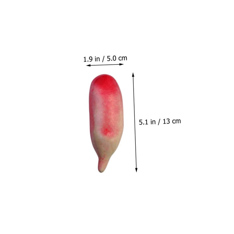 6Pcs Realistic Fake Carrots Diced Grated Artificial Vegetable Props For Photography Decor - Image 3