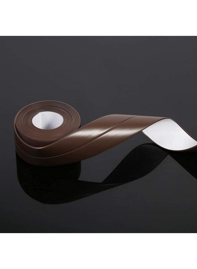 3.2M Caulk Strip Sealant Tape, Self Adhesive Waterproof Bath Sealant Strip Sealer for Shower Kitchen Wall Corner Door Window Sink Edge (22mm*3.2M,Brown)