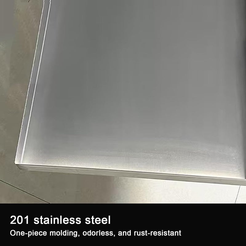 Drain Pan, 201 Stainless Steel Washing Machine Pan, Water Collection Plant Tray, Also Suitable for Vehicle and Grilling Grill(40 * 60cm/16 * 24in) - Image 4