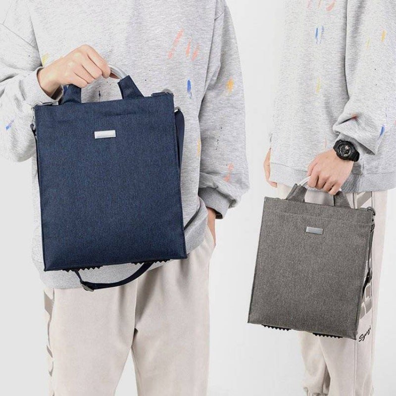 Vertical Handbag Men'S Business Casual Oxford Cloth Bag Men'S Briefcase Nylon Canvas Shoulder Crossbody Men'S Bag - Image 3