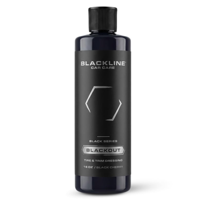Blackline Car Care Blackout Trim Tire Dressing Best Tire Shine No Sling Formula Water Based Protection for Car Tires Trim Safe for Cars Trucks SUVs More 16 fl oz - Image 2