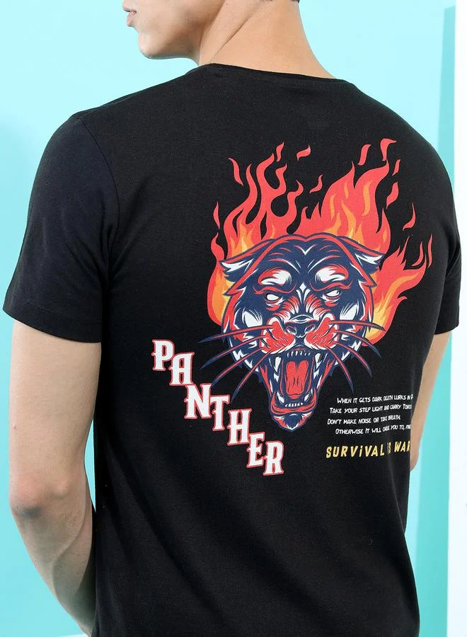 HIGHLANDER HIGHLANDER Graphic Print Slim Fit T-Shirt