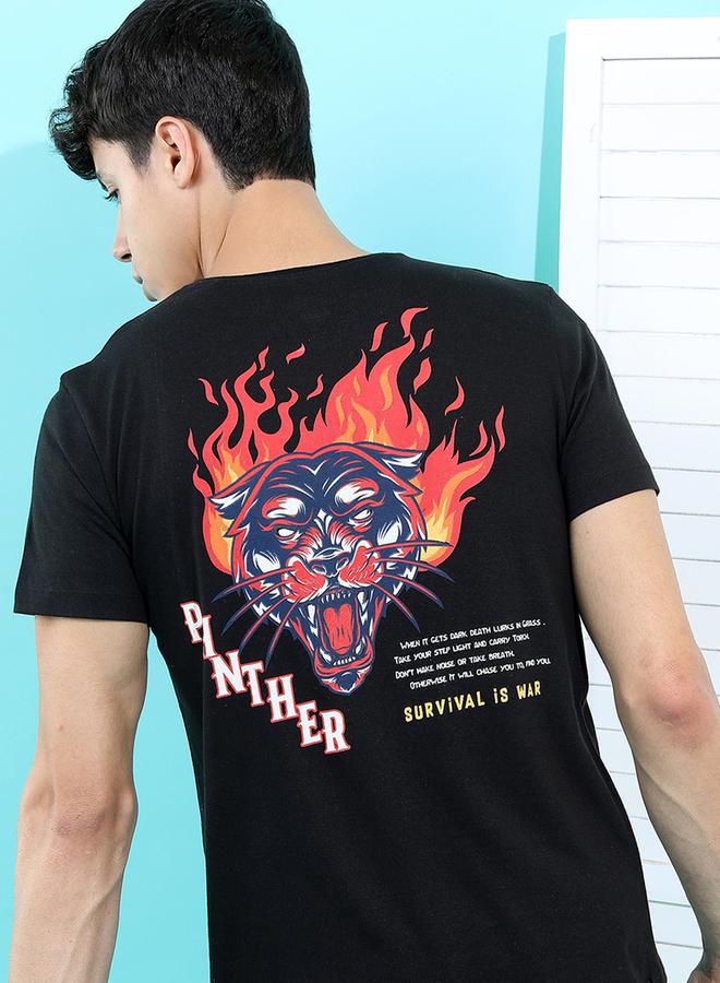 HIGHLANDER Graphic Print Slim Fit T-Shirt - Image 1