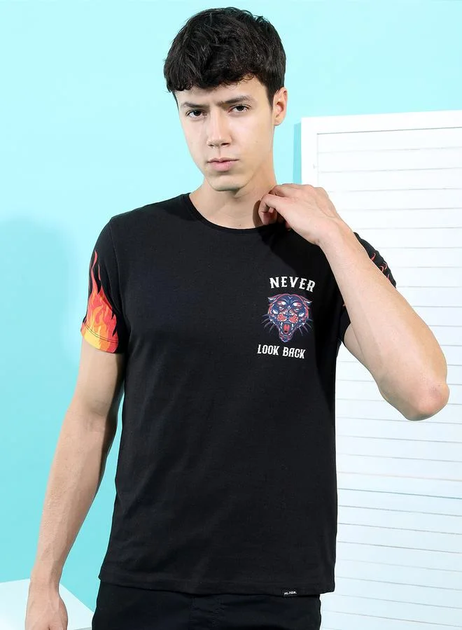 HIGHLANDER HIGHLANDER Graphic Print Slim Fit T-Shirt