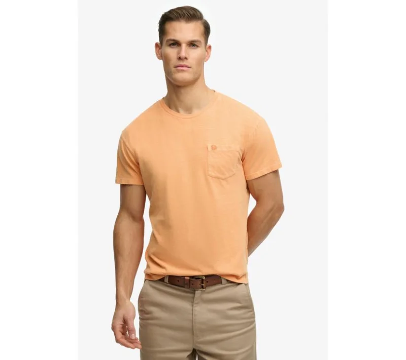سوبر دراي Classic Cotton Linen Pocket T-Shirt