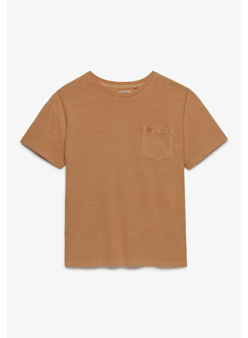 سوبر دراي Classic Cotton Linen Pocket T-Shirt