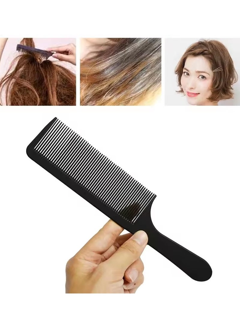 Goolsky 1PC Black Flattop Hair Cutting Comb Heat Resistant Hair Cutting Tool Hairdressing Hair Stylist Salon Carbon Antistatic Combs - Image 5