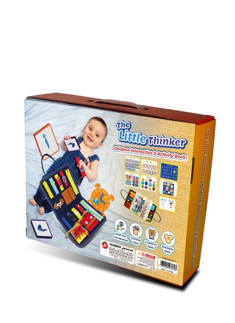 SUNDUS The Little Thinker is an interactive activity book for children to develop their sensory and cognitive skills  - Image 2