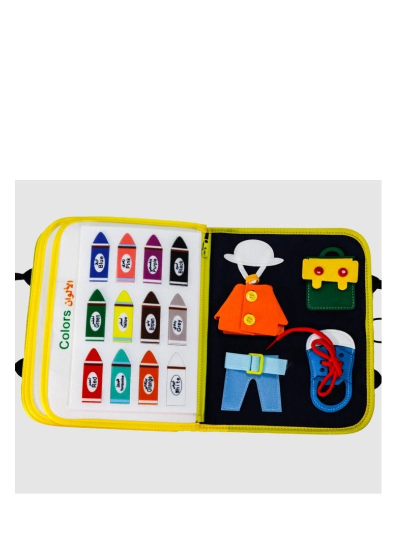 SUNDUS The Little Thinker is an interactive activity book for children to develop their sensory and cognitive skills  - Image 3