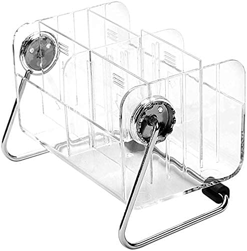RABBONIX Multipurpose Acrylic Remote Control Holder Stand Organizer For Home & Office (18 * 12 * 11 Cm, Transparent, Stationery) - Image 1