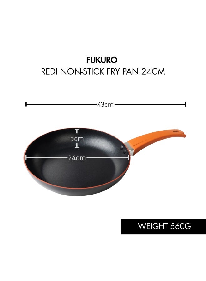 Fukuro Redi Non-Stick Fry Pan With Xylan (24cm) - Image 1
