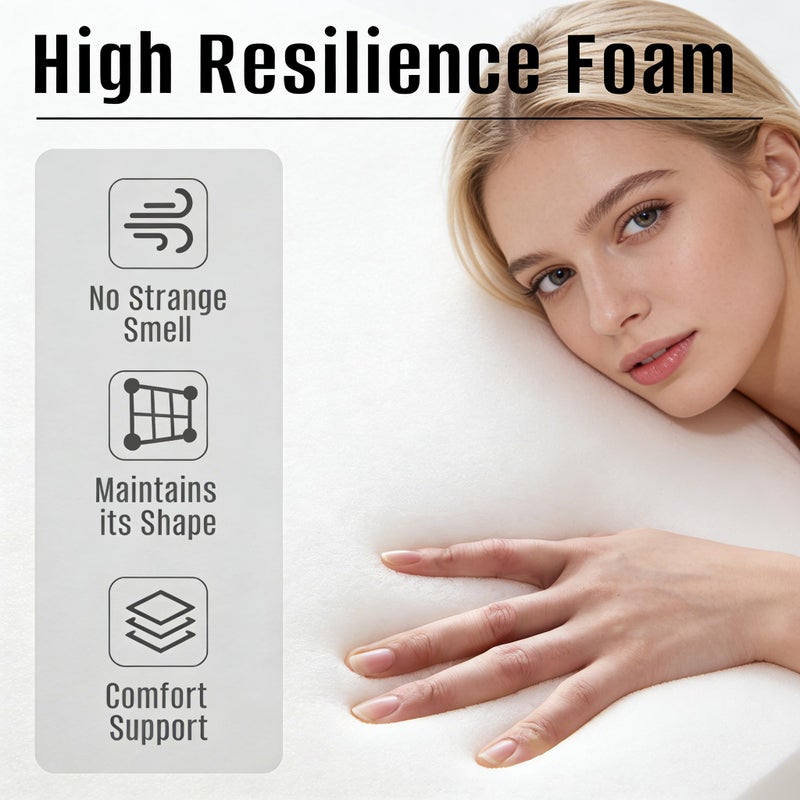 M Mute Touch Queen Headboard Pillow Cushion, Wall Mounted No Drill Headboard Pad for Existing Bed, Upholstered Soft Bed Backrest with Storage Pockets, Removable Washable Cover (Beige) - Image 5