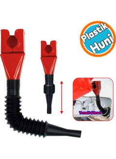 Nzb Plastic Drum Mouth Acrobat Funnel Diesel Oil Gasoline Water Practical Discharge Bellows Movable Tip  - Image 1
