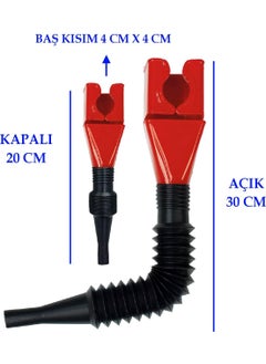 Nzb Plastic Drum Mouth Acrobat Funnel Diesel Oil Gasoline Water Practical Discharge Bellows Movable Tip  - Image 2