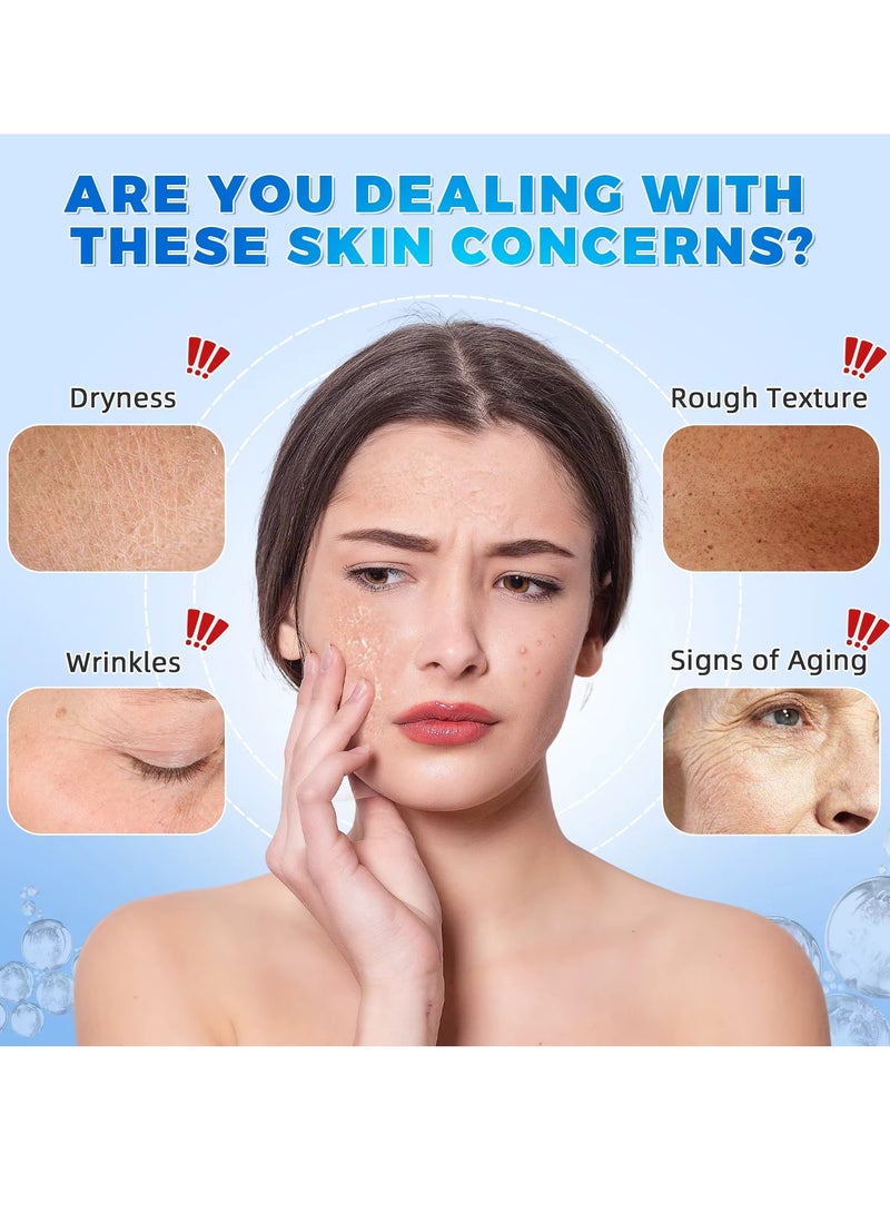 Sefudun 30 قطعة من سيروم حمض الهيالورونيك للوجه زجاجات ترطيب فائقة أنابيب حمض الهيالورونيك ترطيب مكثف شد البشرة وتنعيمها سيروم مضاد للشيخوخة وتألق الوجه - Image 3