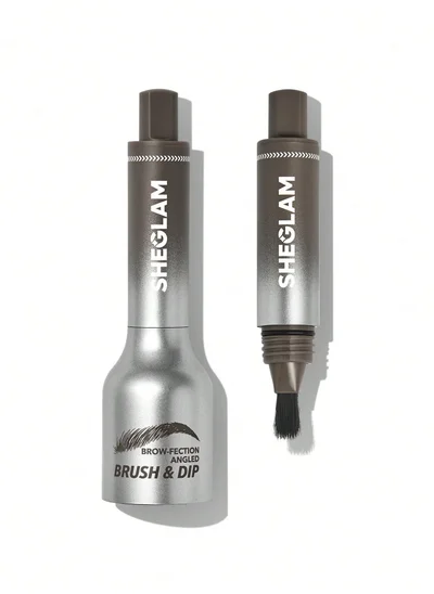 SHEGLAM SG SHEGLAM Brow-Fection Angled Brush & Dip-Espresso