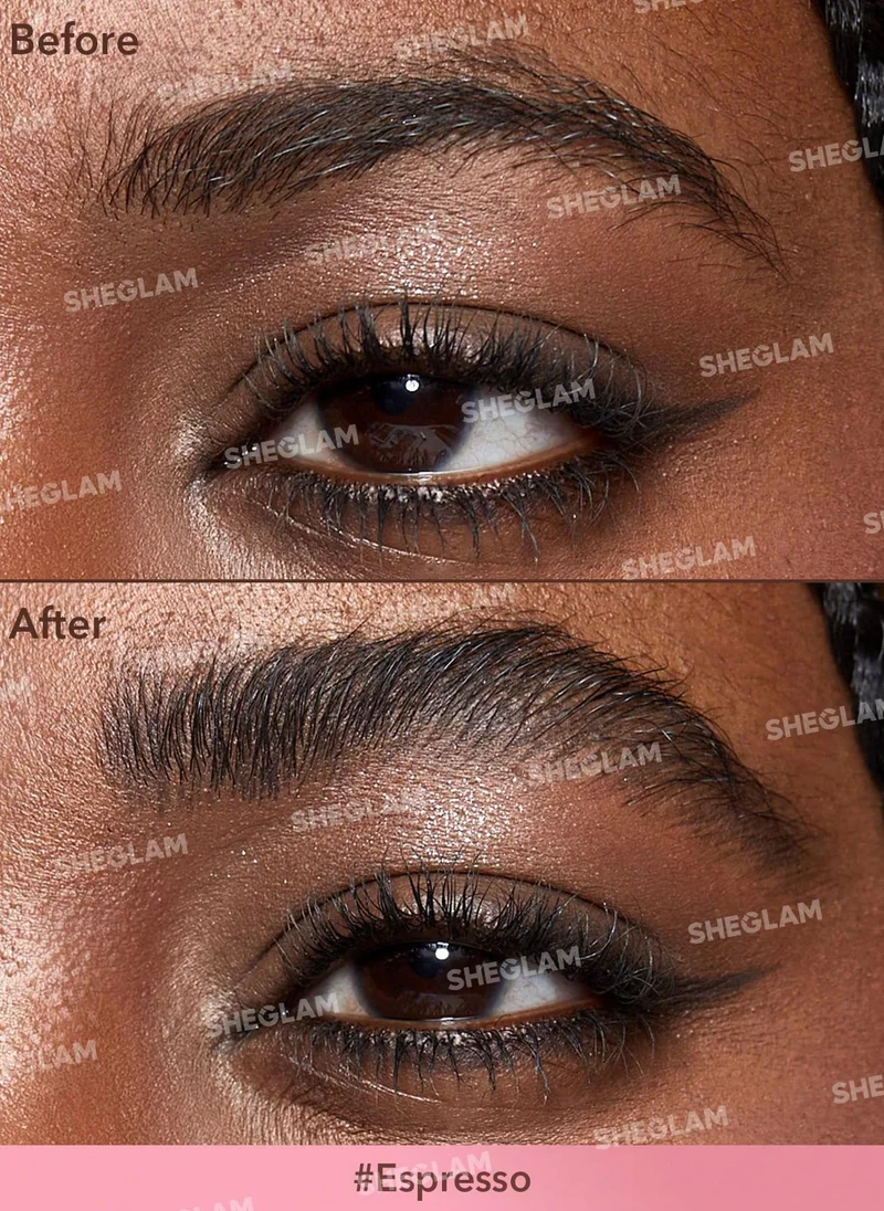 SHEGLAM SG SHEGLAM Brow-Fection Angled Brush & Dip-Espresso