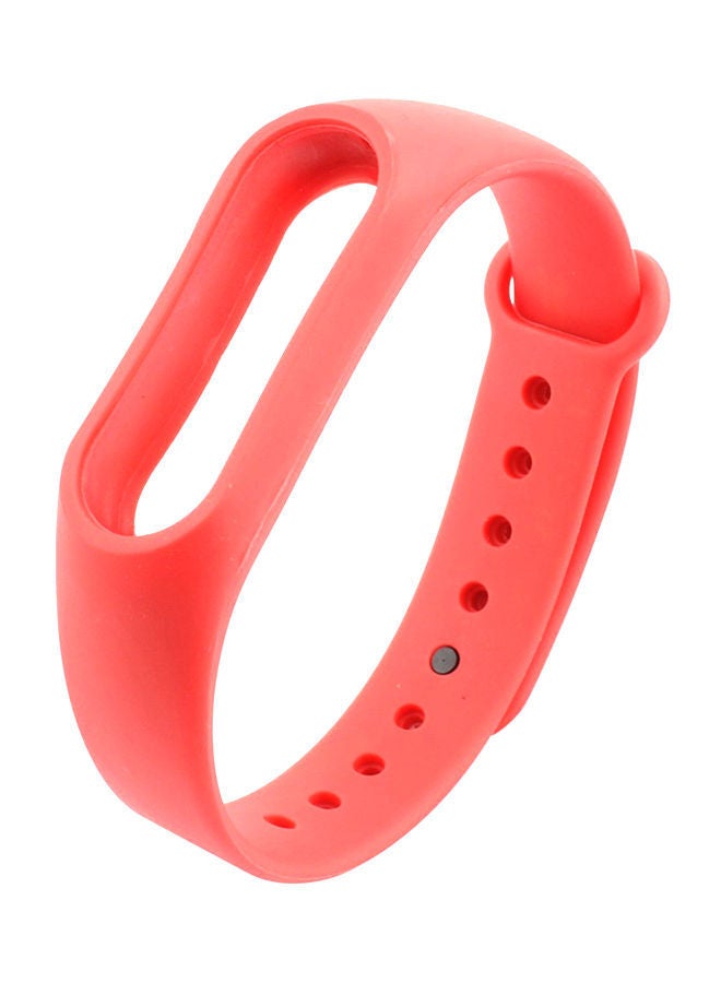 NIBEMINENT Silicone Wrist Strap Bracelet Replacement Watchband For Xiaomi Mi Band 2 Red