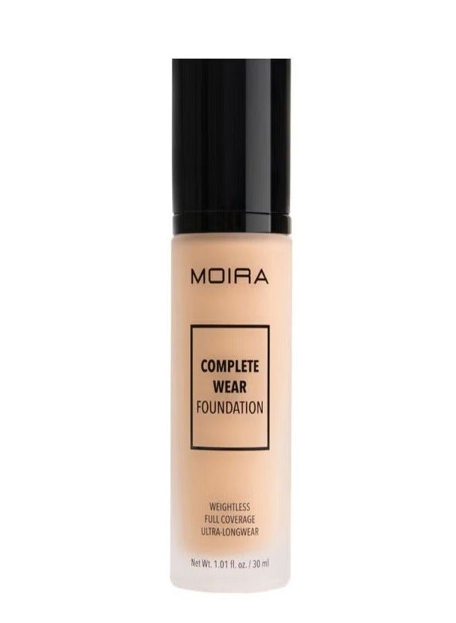 moira Complete Wear Foundation 250 Natural Buff - Image 2