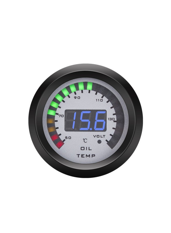 52mm Car Modification Instrument Digital Display Speed Booster Water Temperature Oil Temperature Oil Pressure Voltage Air-fuel Ratio Meter