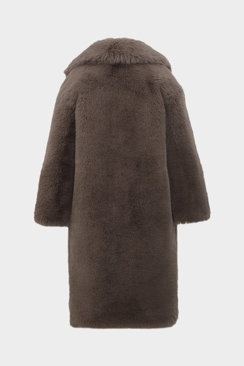 Açelya Okcu Açelyaokcu Long Haired Women's Rex Fur Coat  - Image 2