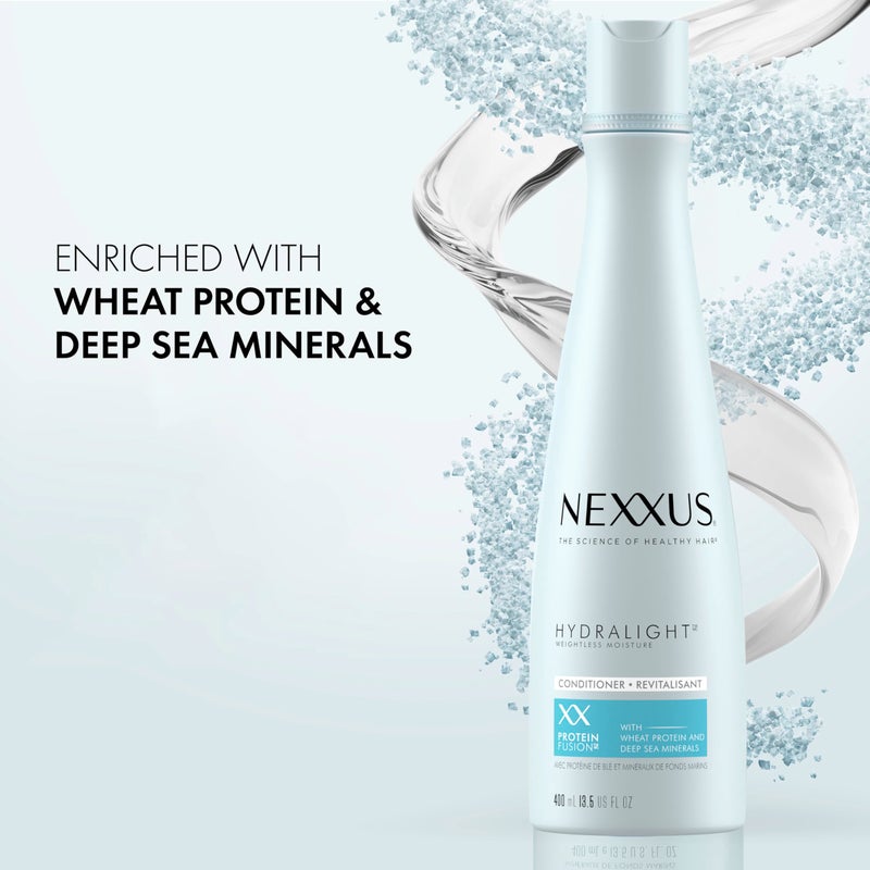 Nexxus Hydra-Light Conditioner, Moisturizing Conditioner, Dry Hair Conditioner, Silicone Free 13.5 oz - Image 2