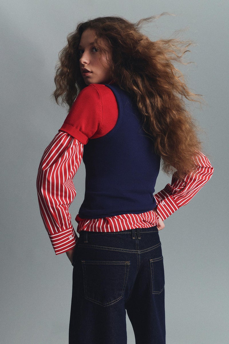 ديفاكتو تانك توب بيزك سادة مضلع سليم فيت بياقة مدورة - Image 4