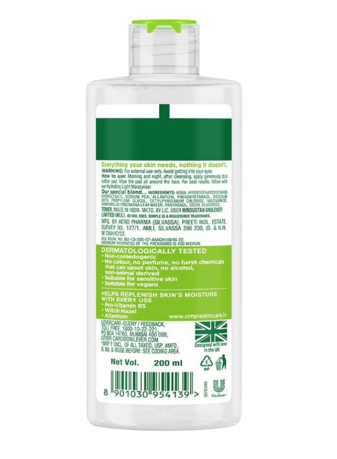 سمبل تونر بسيط للبشرة ملطف للوجه 200 مل - Image 2