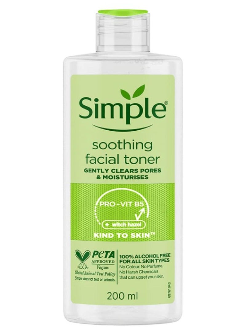 سمبل تونر بسيط للبشرة ملطف للوجه 200 مل - Image 1